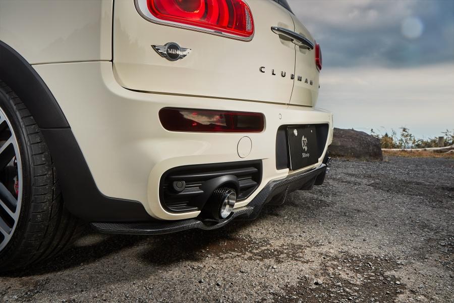 3d design f54 mini cooper clubman jcw carbon rear diffuser - iND Distribution