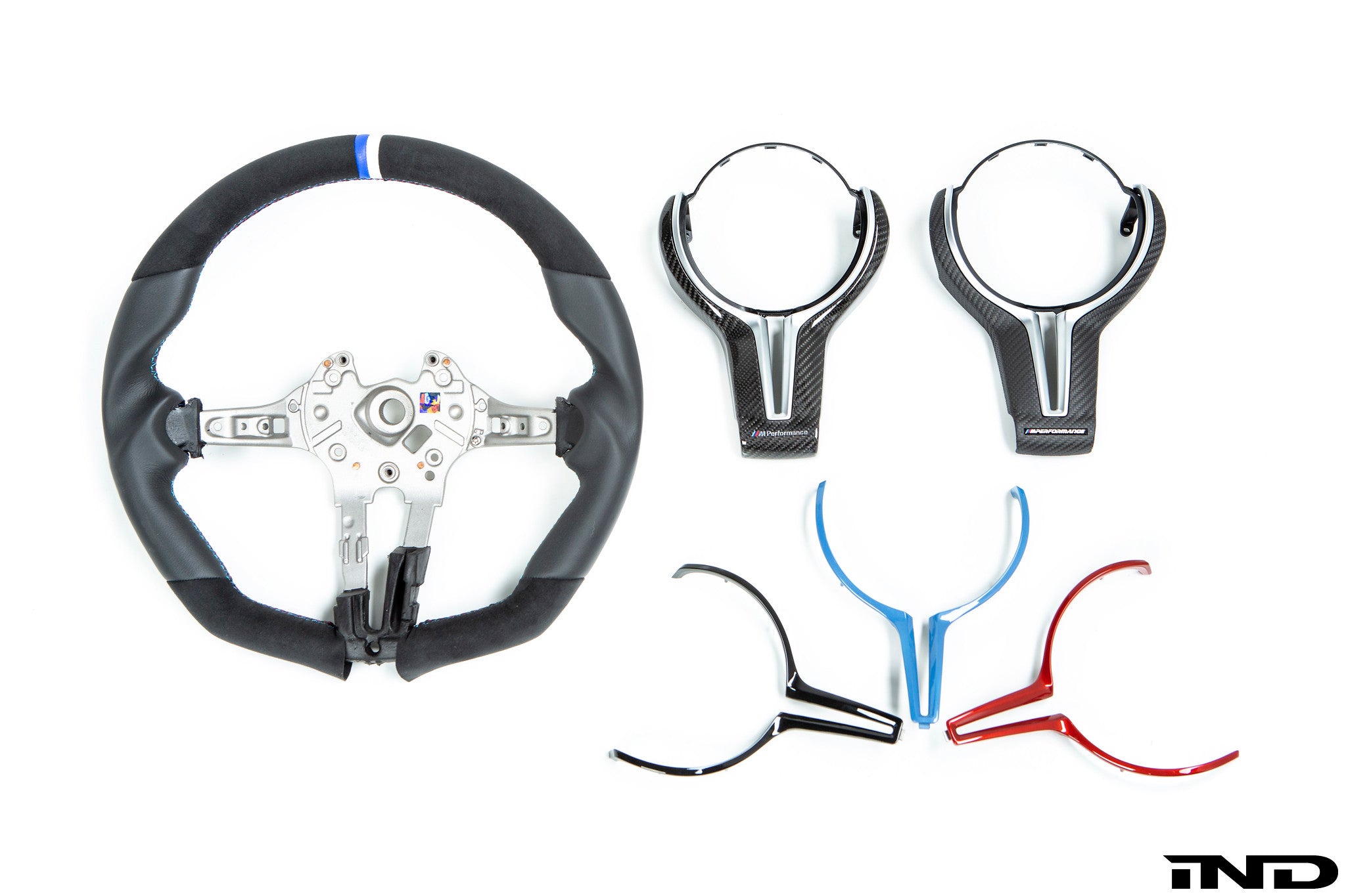 3d design f8x m2 m3 m4 alcantara leather steering wheel - iND Distribution