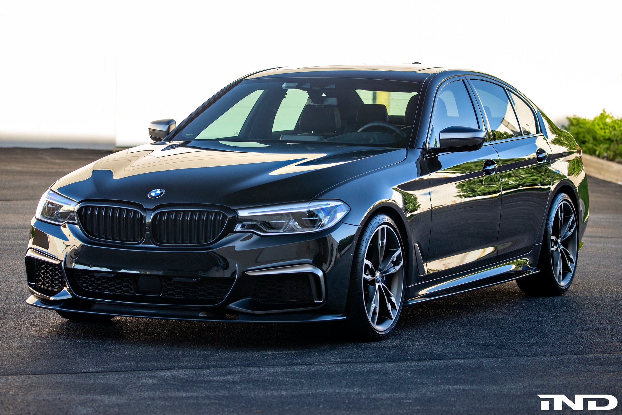 3d design g30 5 series carbon front lip spoiler - iND Distribution