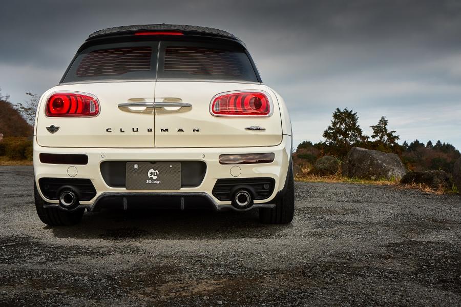 3d design mini cooper clubman carbon roof spoiler - iND Distribution