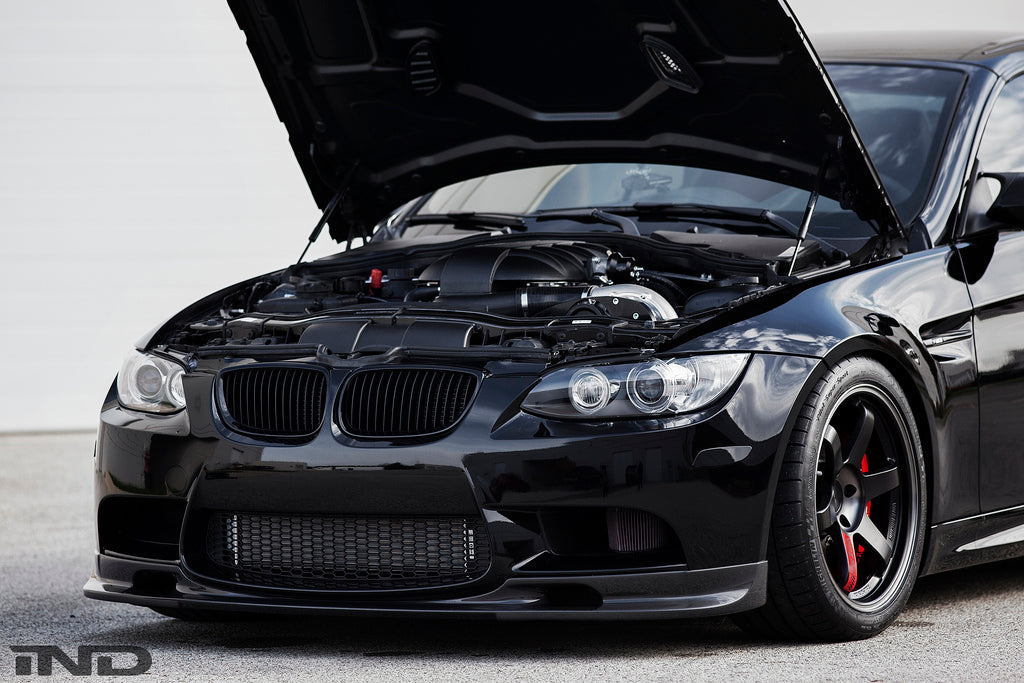 3d design e90 e92 m3 carbon fiber front lip spoiler kit - iND Distribution