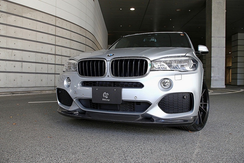 3d design f15 x5 m sport carbon fiber front lip - iND Distribution