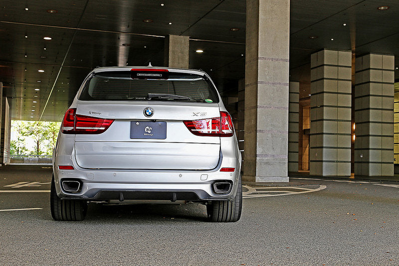 3d design f15 m sport carbon fiber rear diffuser - iND Distribution