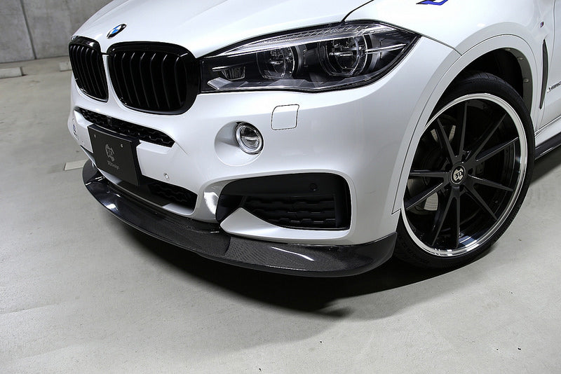 3d design f16 x6 front carbon lip spoiler - iND Distribution