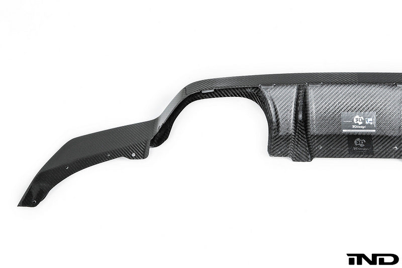 3d design f8x m3 m4 carbon fiber rear diffuser type 2 - iND Distribution