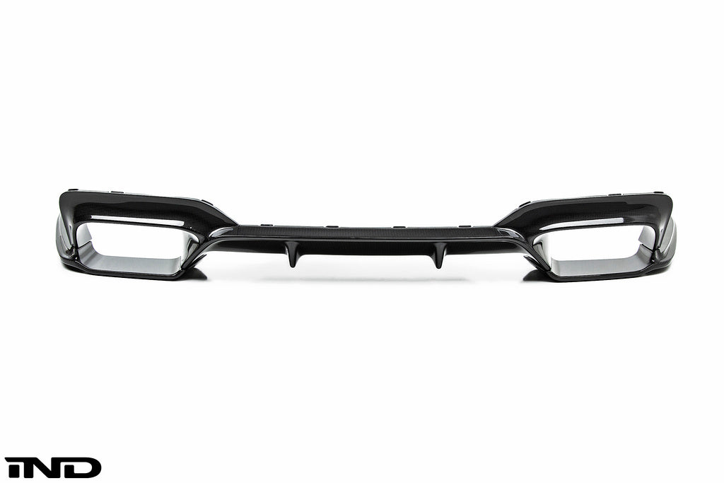 3d design f06 f12 f13 m6 carbon fiber rear diffuser set - iND Distribution