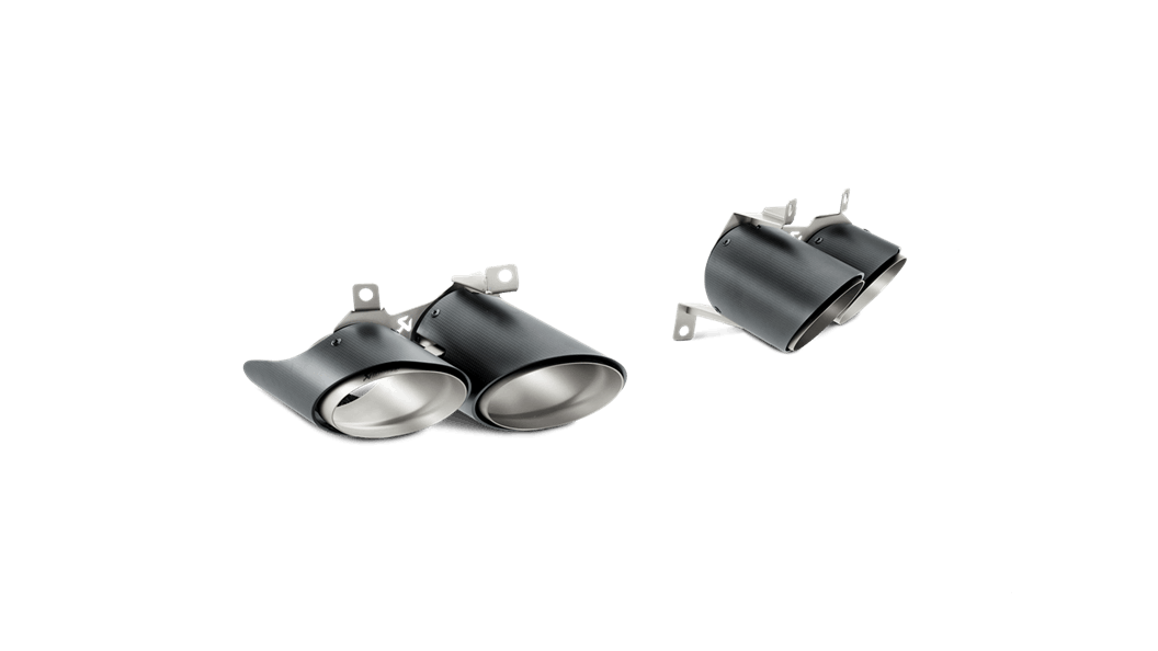 Akrapovic huracan lp 610 4 coupe spyder slip on exhaust system w carbon tail pipe set titanium - iND Distribution