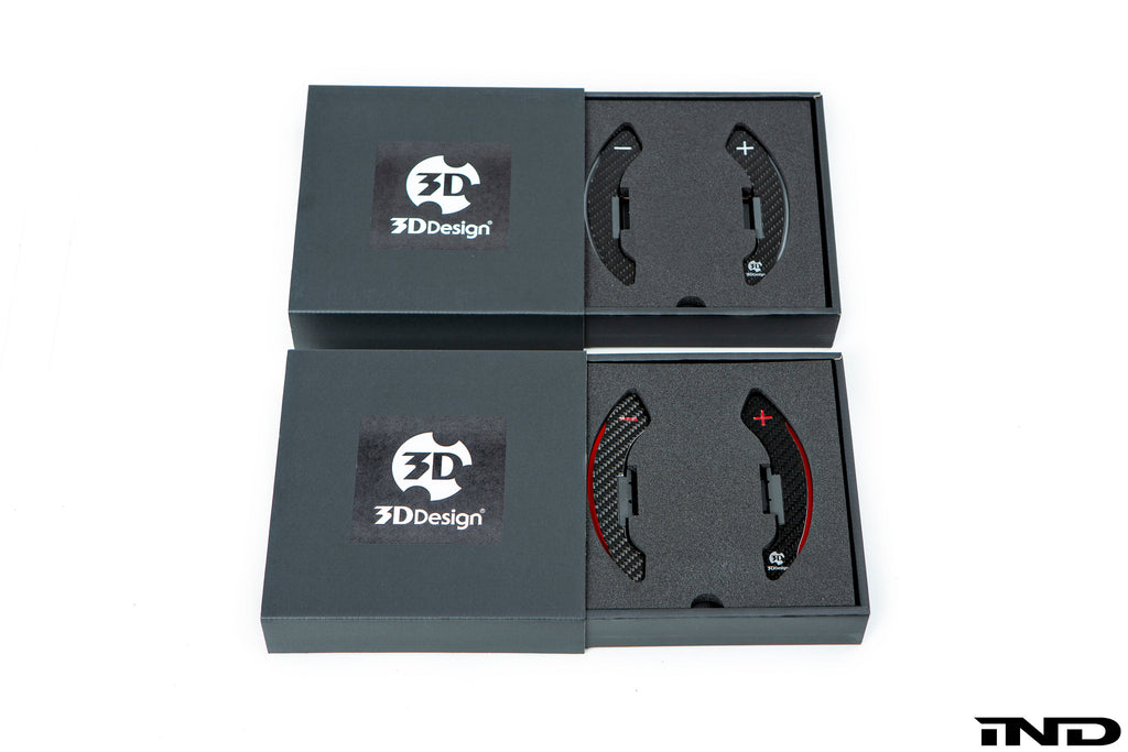3d design f54 mini cooper clubman carbon shift paddle set - iND Distribution