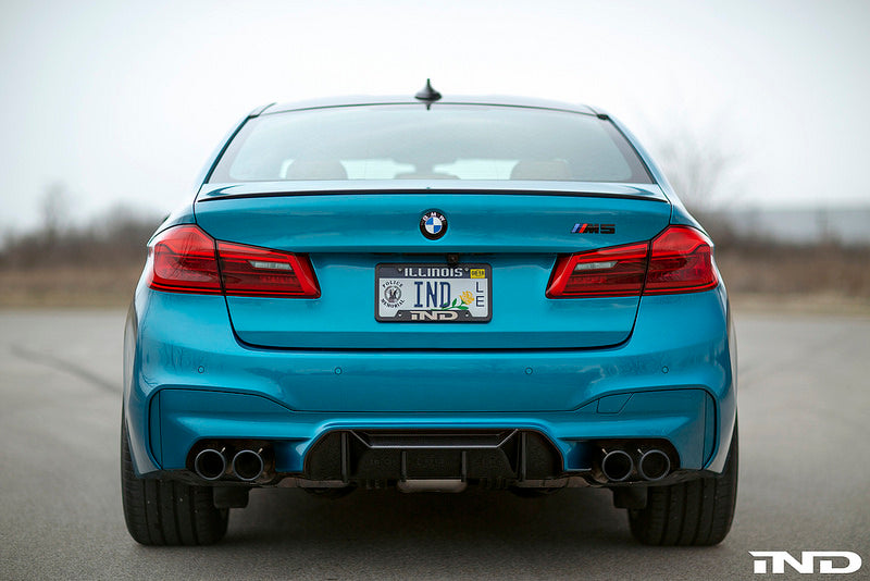 BMW f90 m5 black chrome exhaust tips - iND Distribution