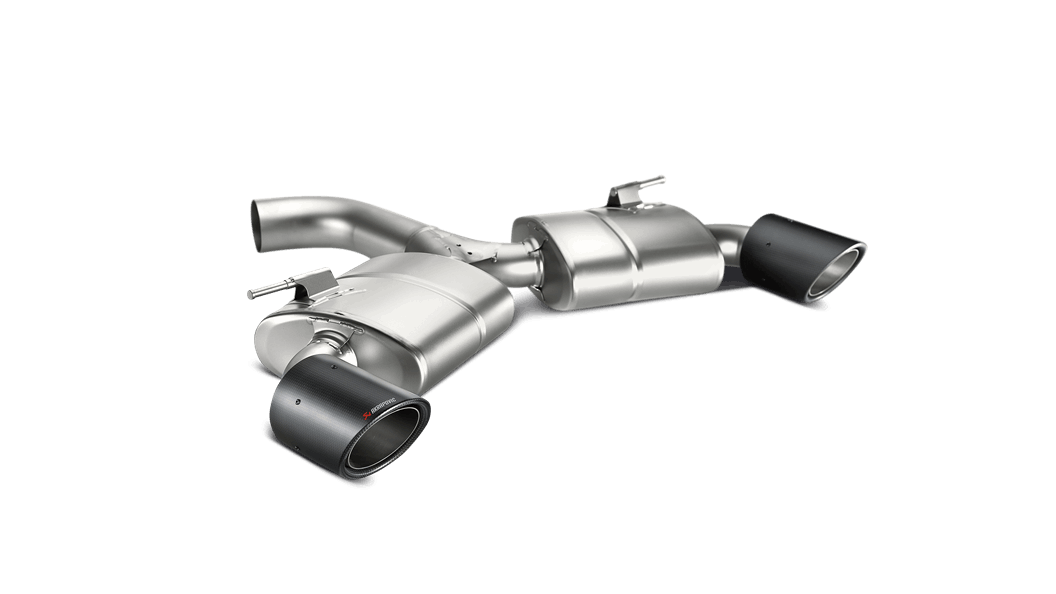 Akrapovic golf gti mk7 fl 169kw slip on race exhaust system w carbon tail pipe set titanium - iND Distribution