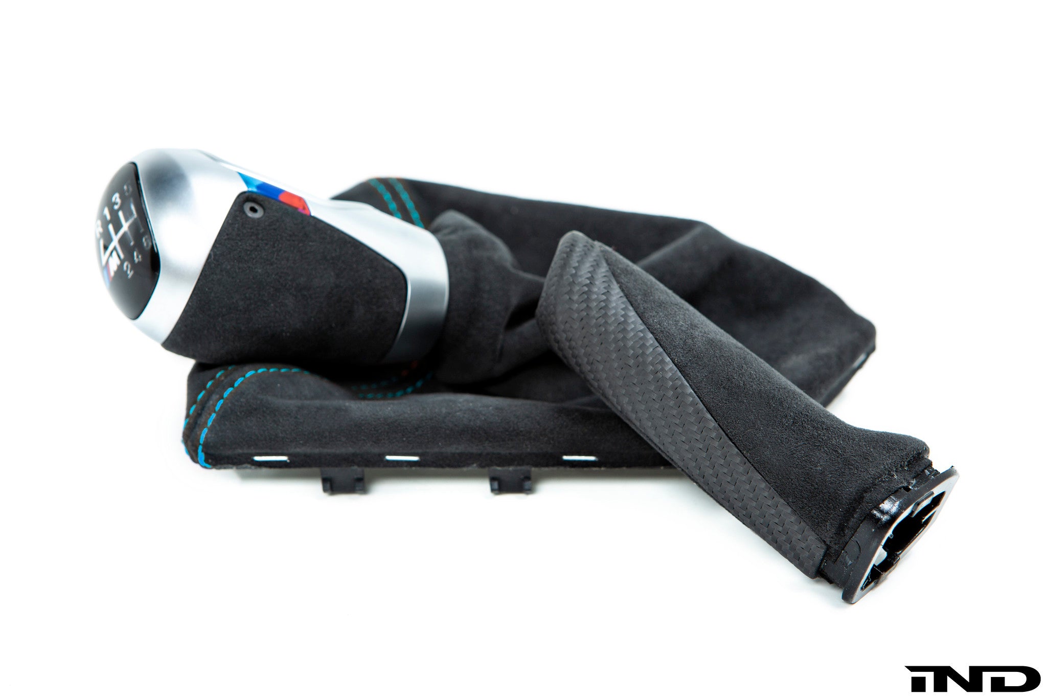 BMW m Performance lci shift knob and parking brake handle package - iND Distribution