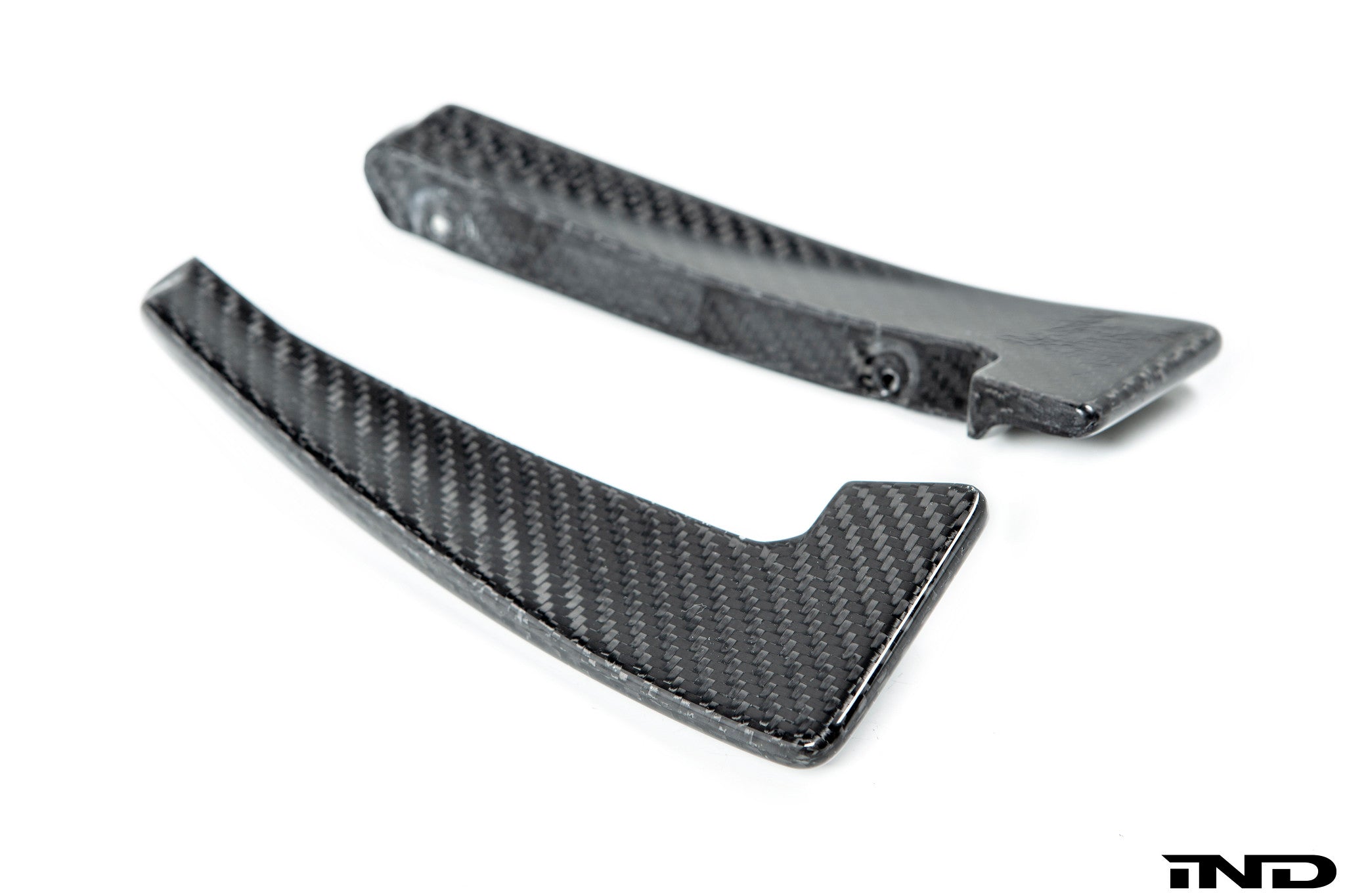 3d design f87 m2 competition carbon bumper canard set - iND Distribution