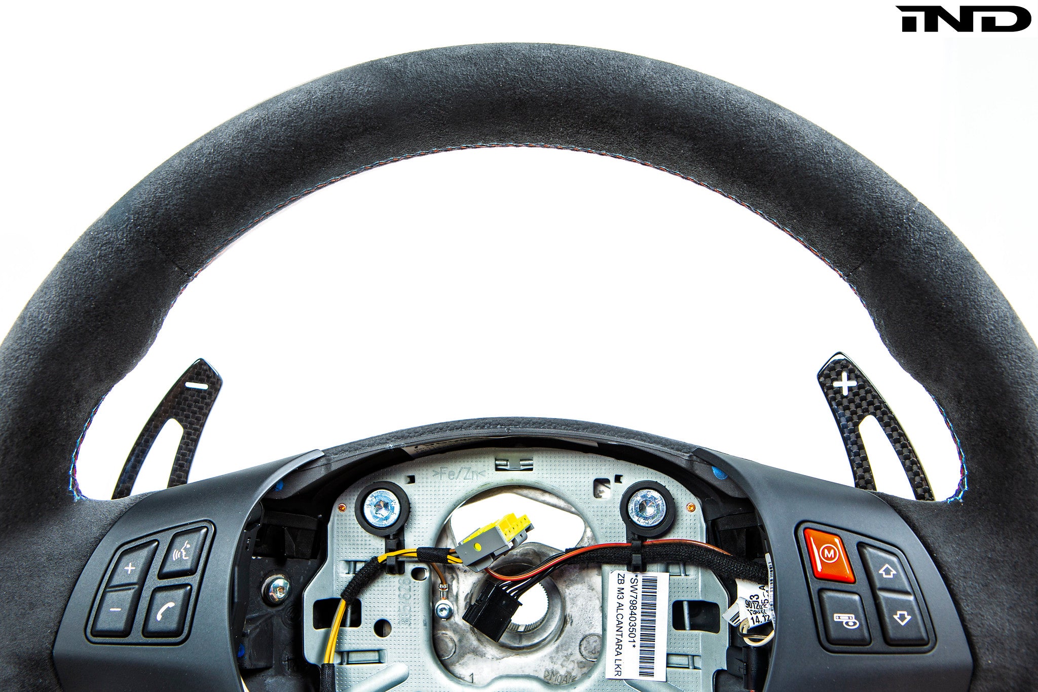 iND e9x m3 red m steering wheel button - iND Distribution