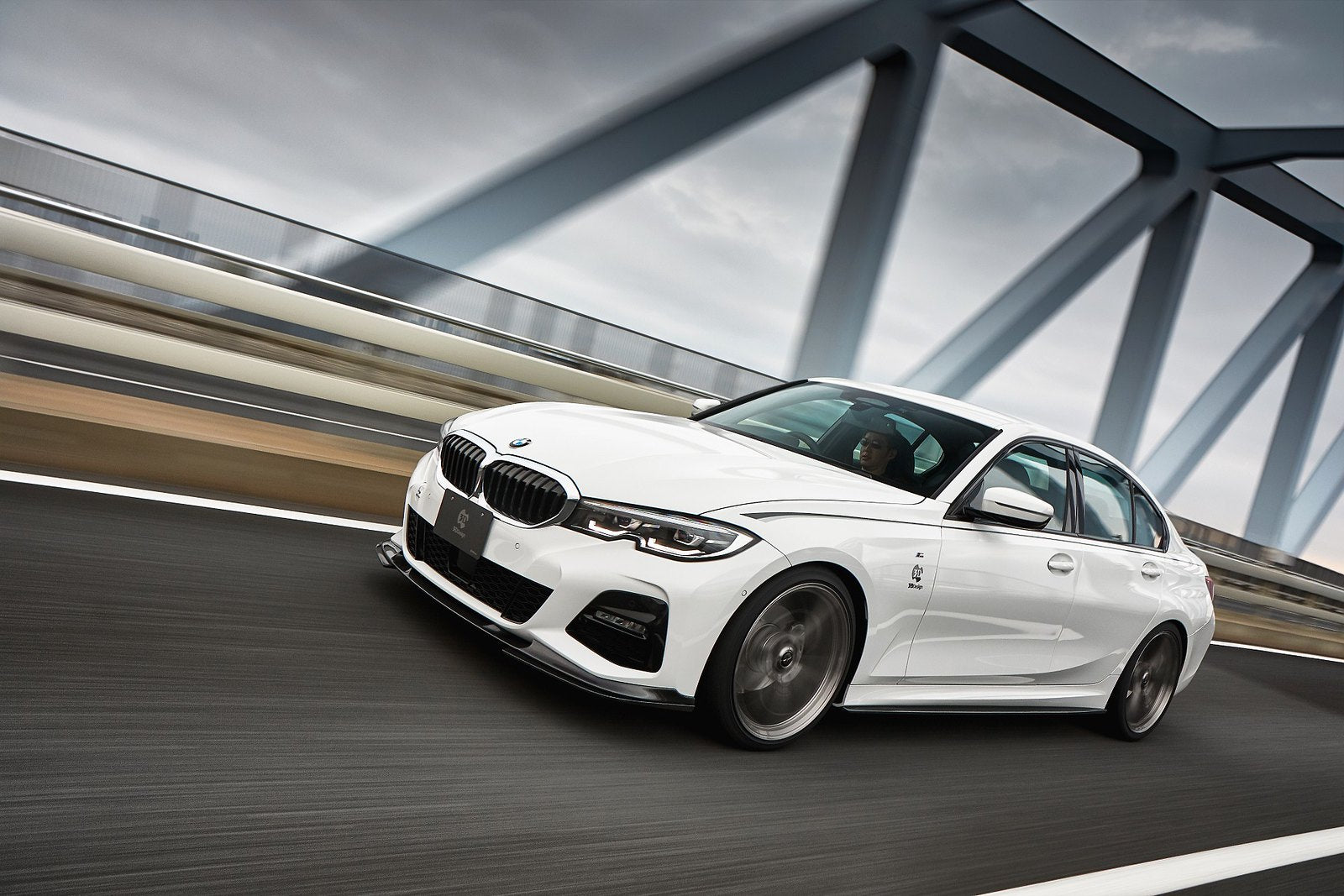 3d design g20 g21 3 series m sport carbon front lip - iND Distribution