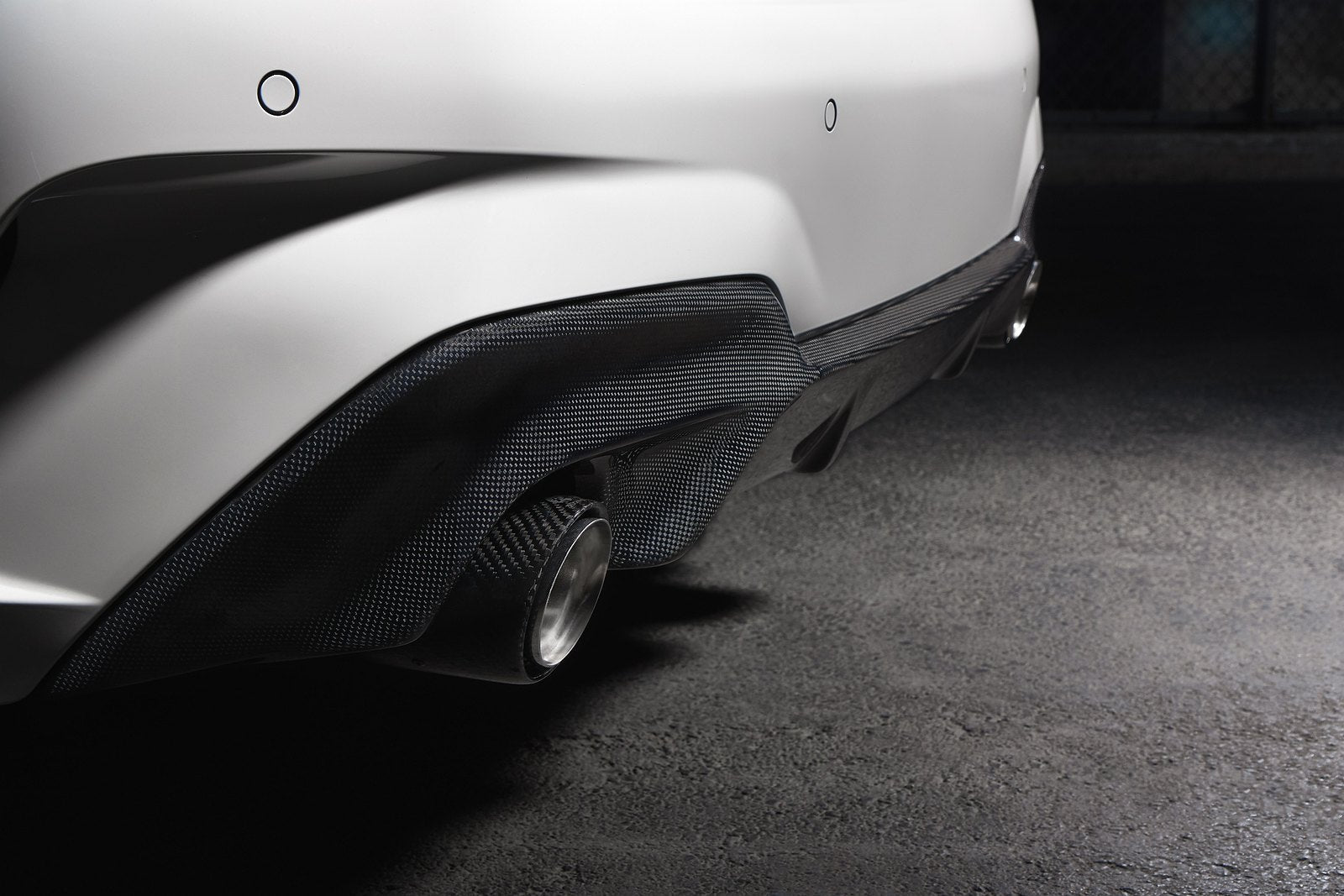 3d design g20 3 series m sport carbon rear diffuser - iND Distribution