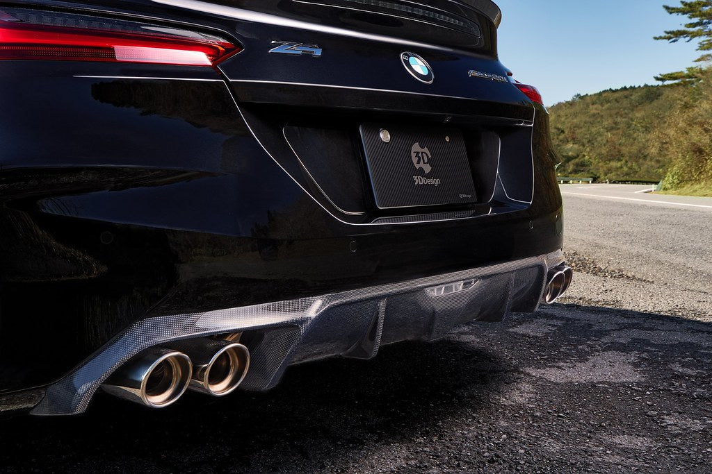 3D Design G29 Z4 20i M-Sport Carbon Rear Diffuser - 4 Tip