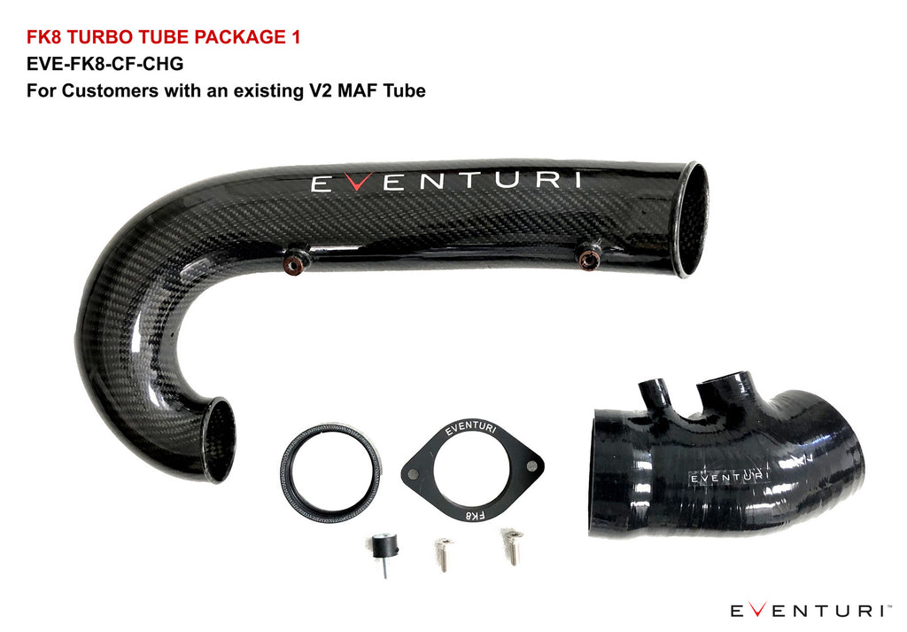Eventuri fk8 civic type r carbon charge pipe - iND Distribution