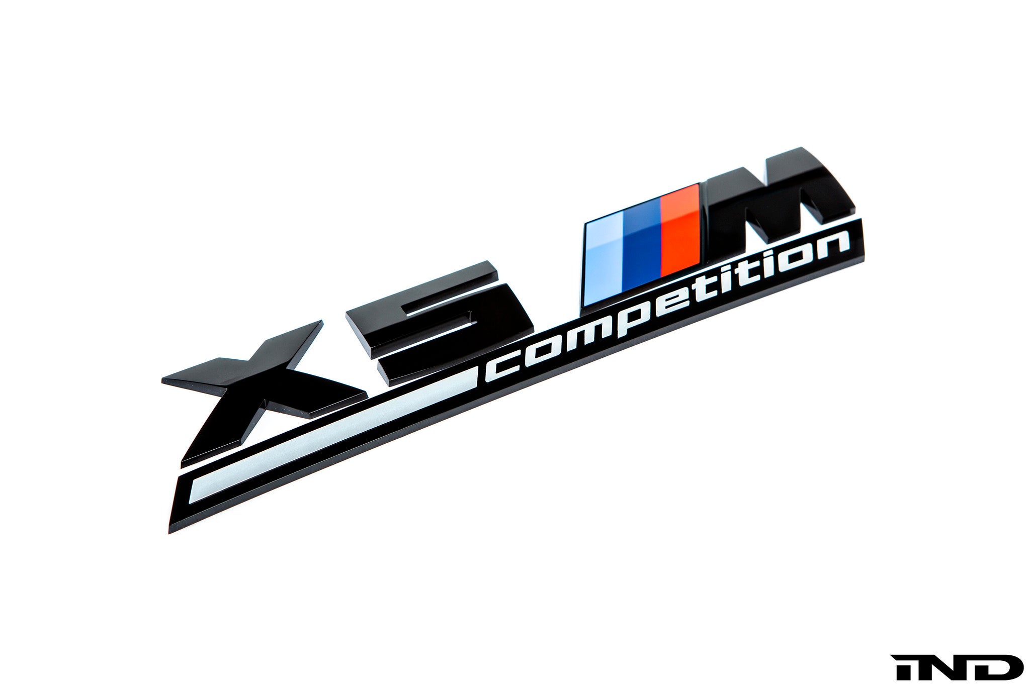 BMW F95 X5M Competition Trunk Emblem - Gloss Black