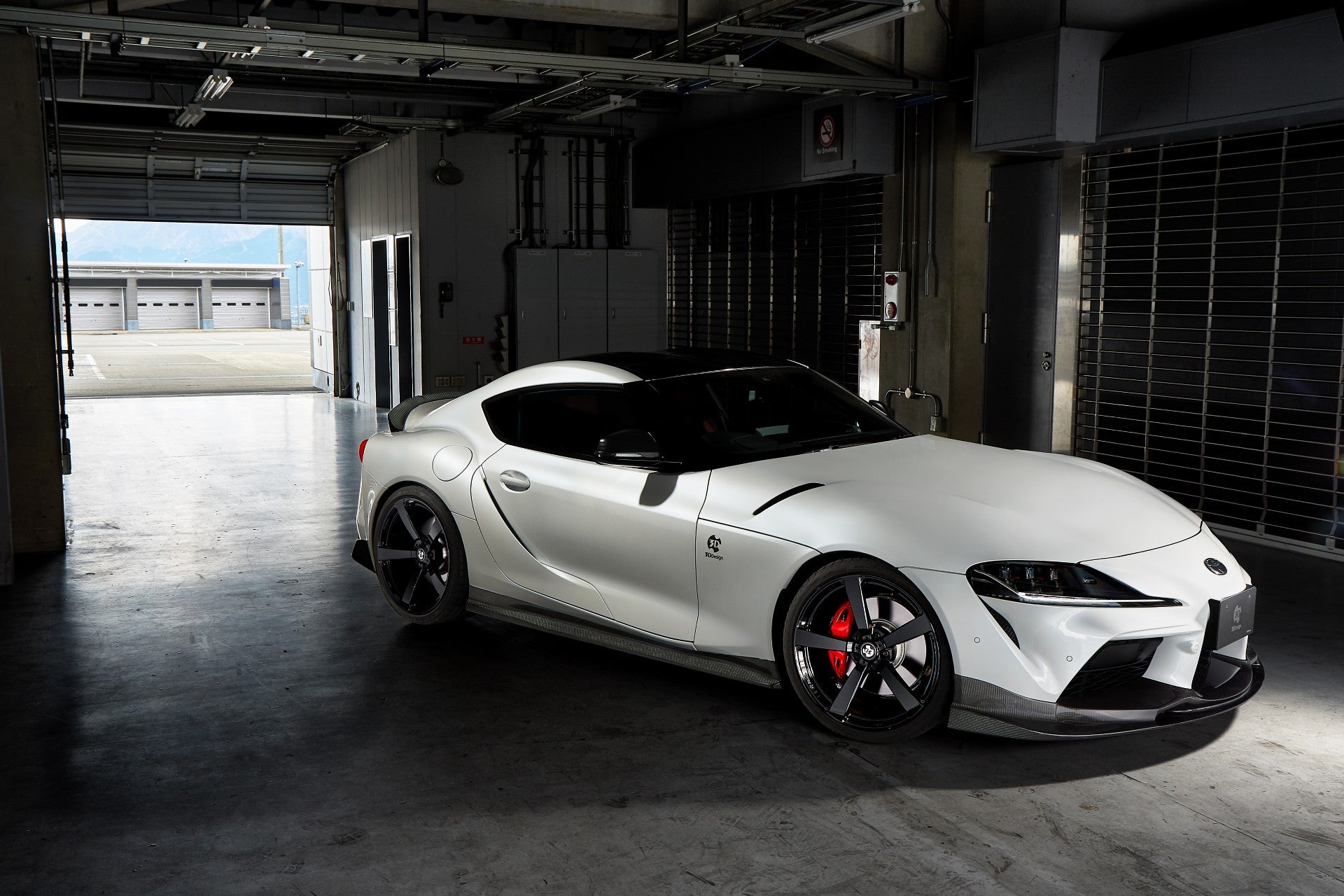 3D Design A90 Supra Carbon Side Skirt Set