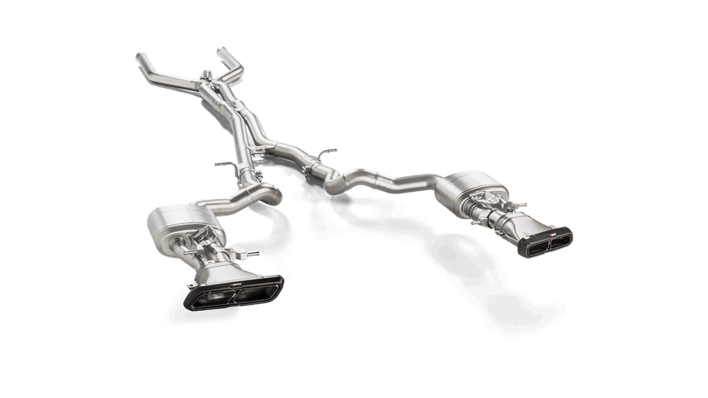 Akrapovic w213 amg e63 e63s evolution exhaust system w o tips titanium - iND Distribution