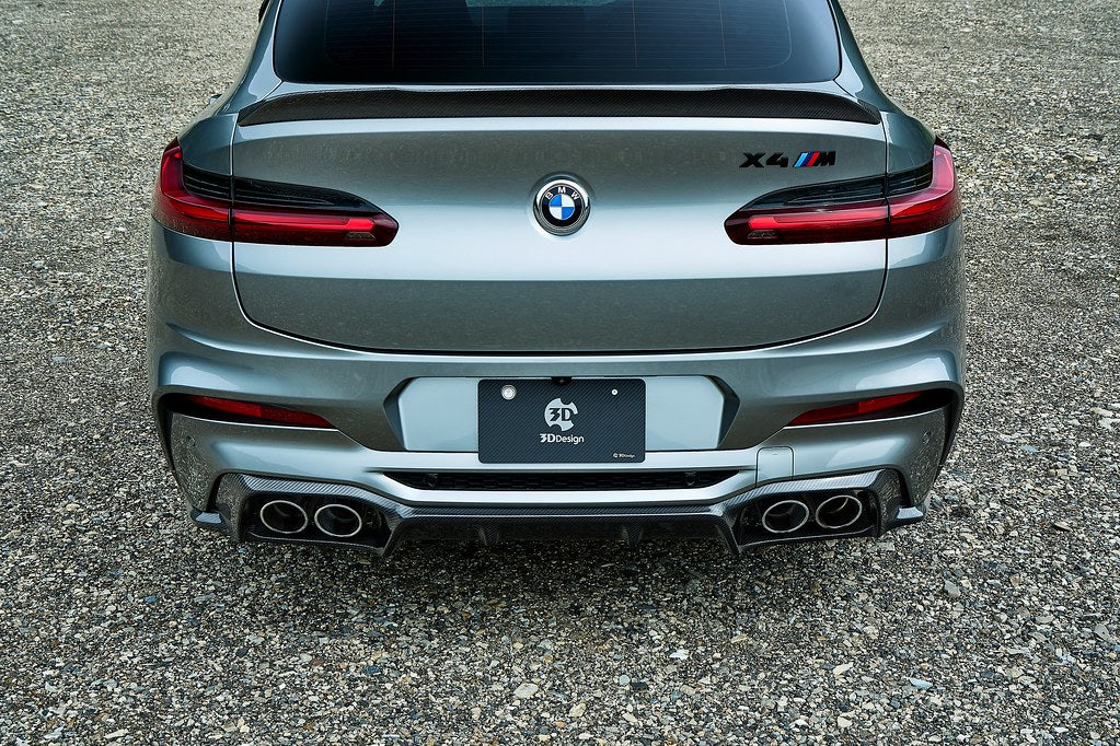 3D Design F98 X4M Pre-LCI Carbon Rear Diffuser