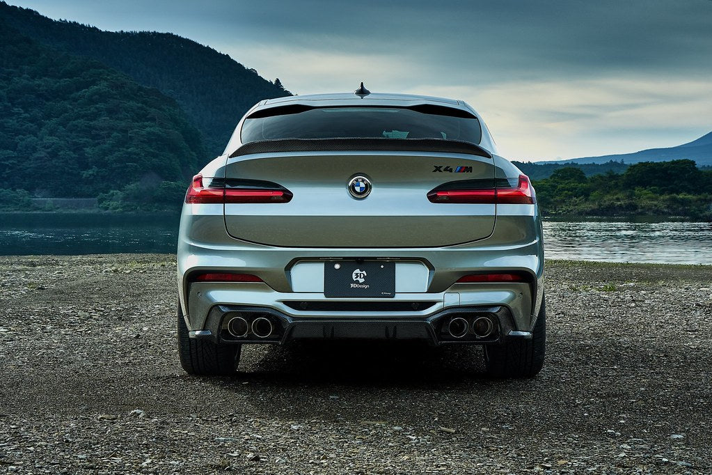 3D Design F98 X4M Pre-LCI Carbon Rear Diffuser