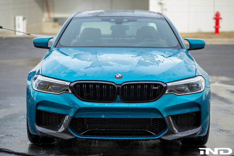BMW f90 m5 m Performance carbon front splitter set - iND Distribution