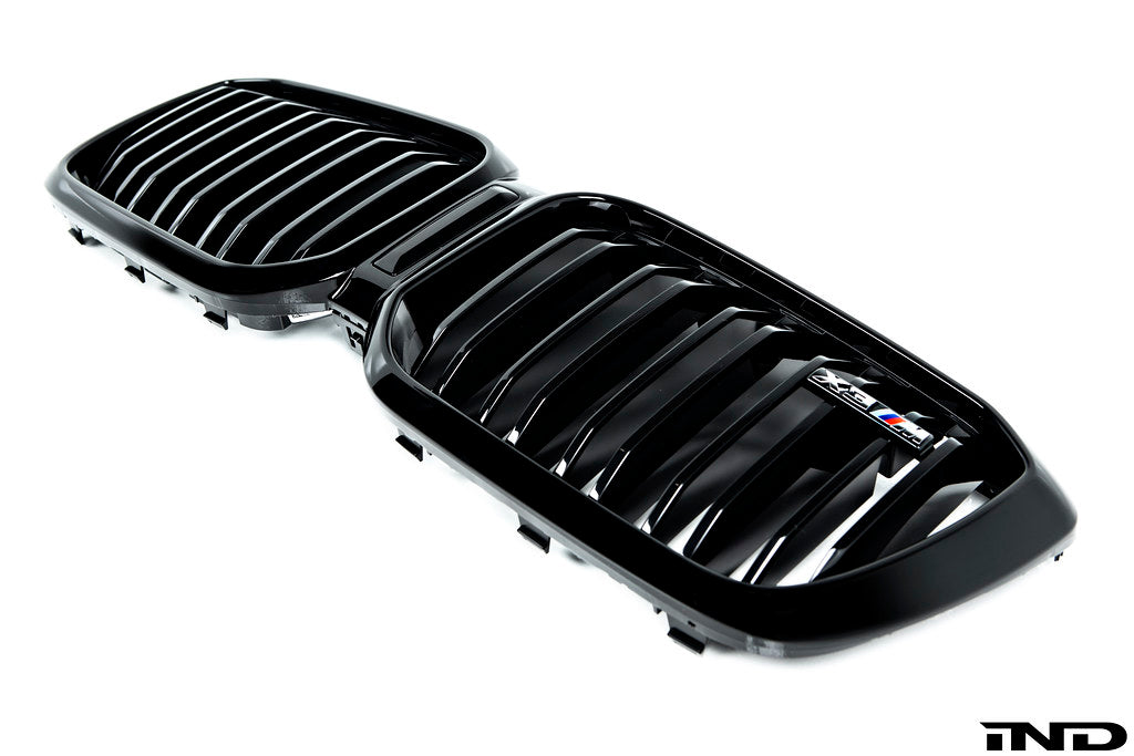 BMW F97 X3M LCI Shadowline Front Grille Set