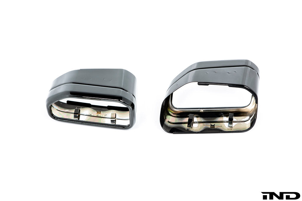 BMW G01 X3 / G02 X4 LCI M-Sport Exhaust Tip Set - Black Chrome