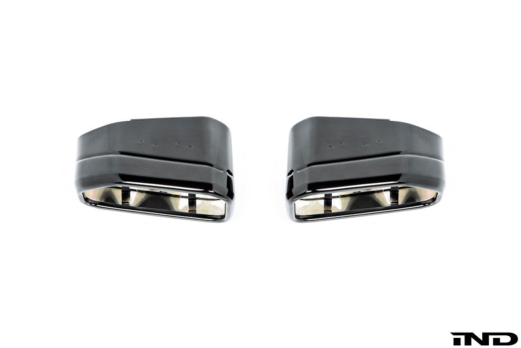 BMW G01 X3 / G02 X4 LCI M-Sport Exhaust Tip Set - Black Chrome