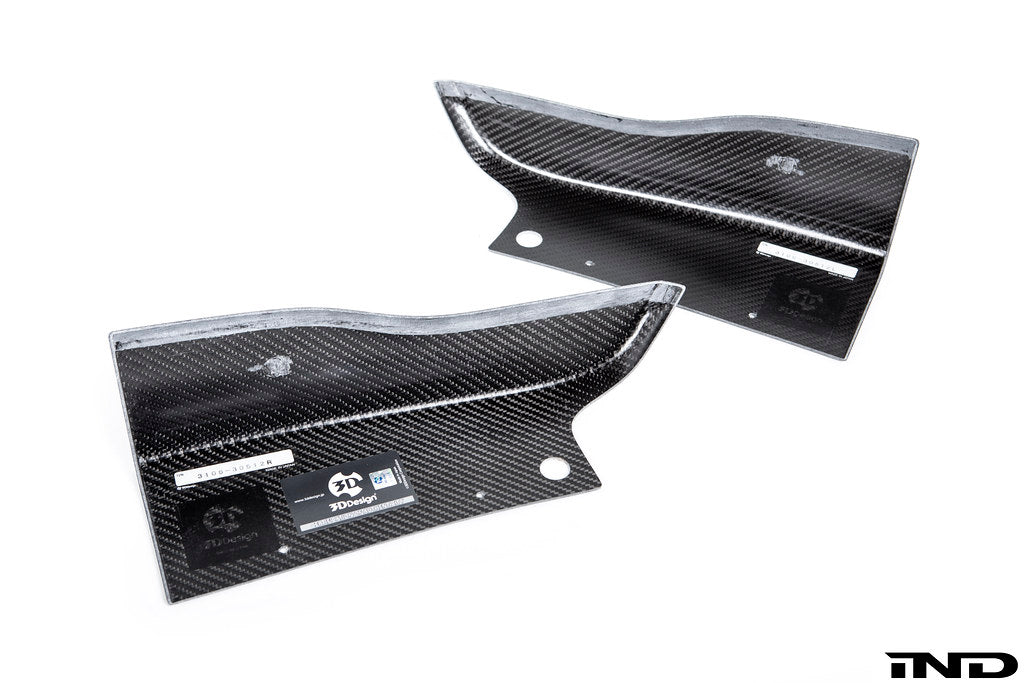 3D Design G05 X5 Carbon Rear Diffuser Side Extension Set