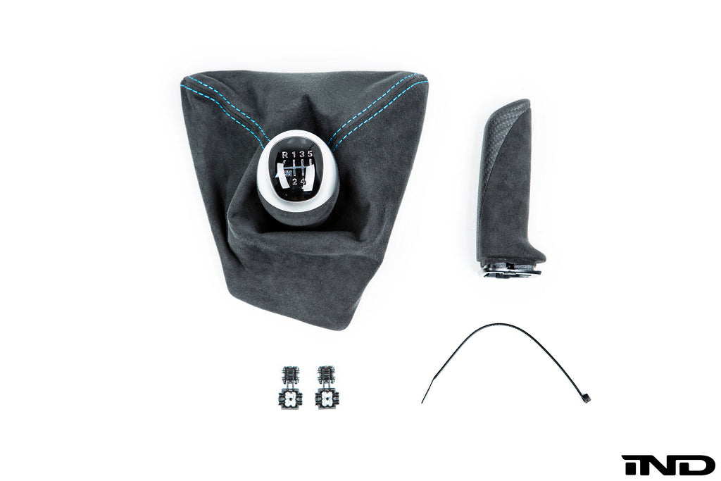 BMW m Performance lci shift knob and parking brake handle package - iND Distribution