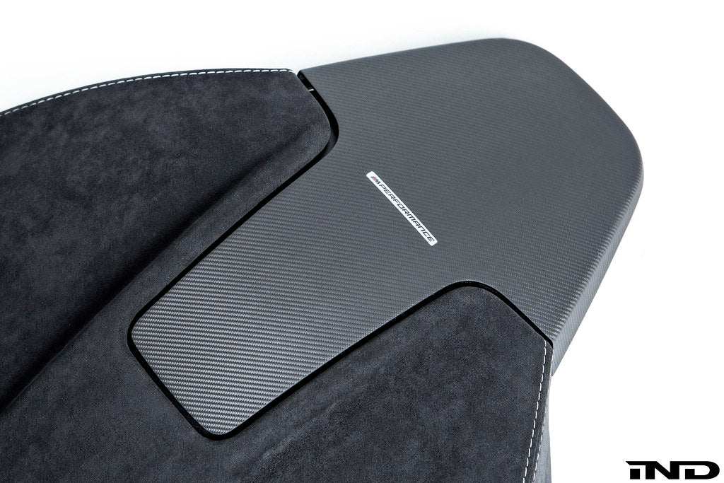 BMW M Performance Sedan Carbon and Alcantara Seat Back Set