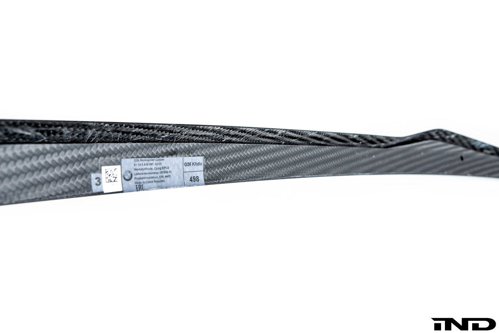 BMW M Performance G26 4-Series Gran Coupe Carbon Trunk Spoiler - Aggressive