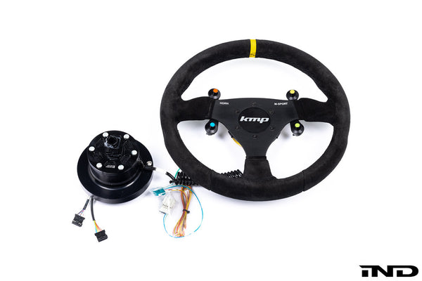 KMP E9X M3 Racing Wheel + Quick-Release Hub Kit - DCT GEN2, Interior
