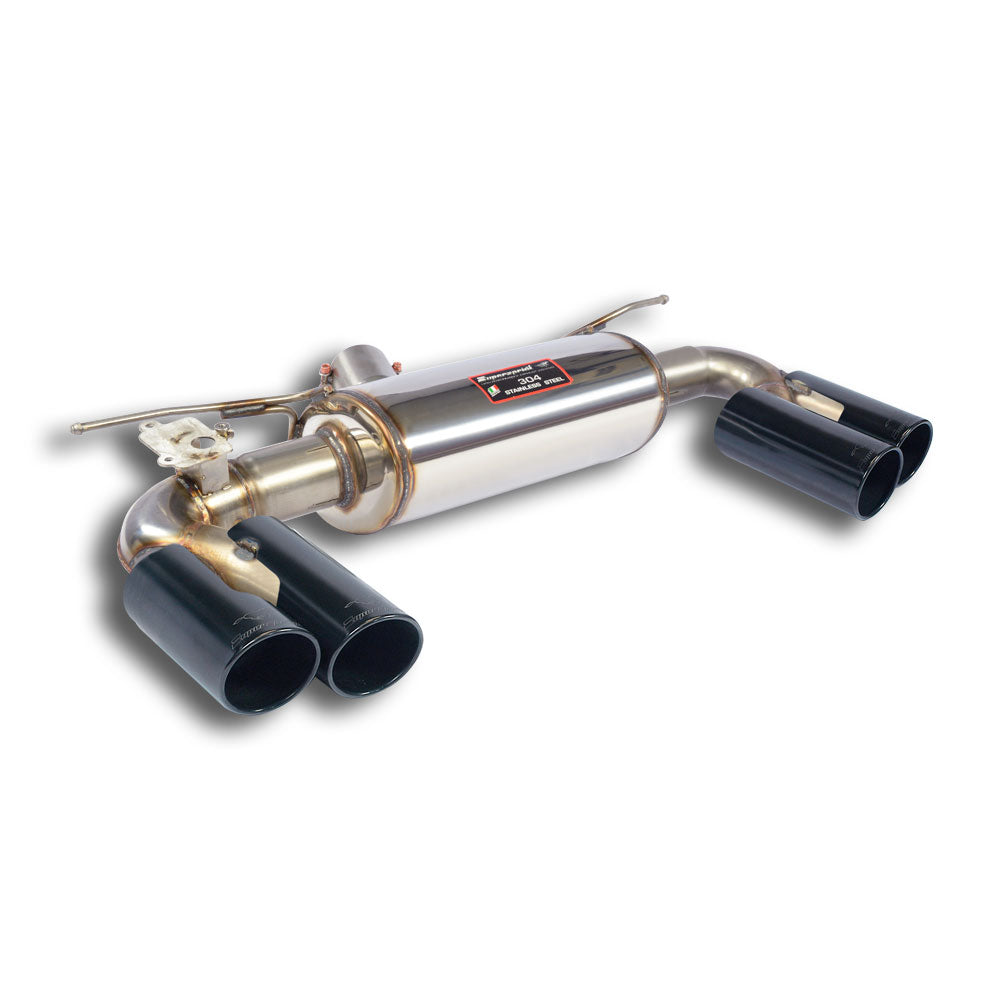 Supersprint BMW F87 M2 (N55) Rear Exhaust Right Oo90 - Left Oo90 "Gun Metal Grey" With Valve
