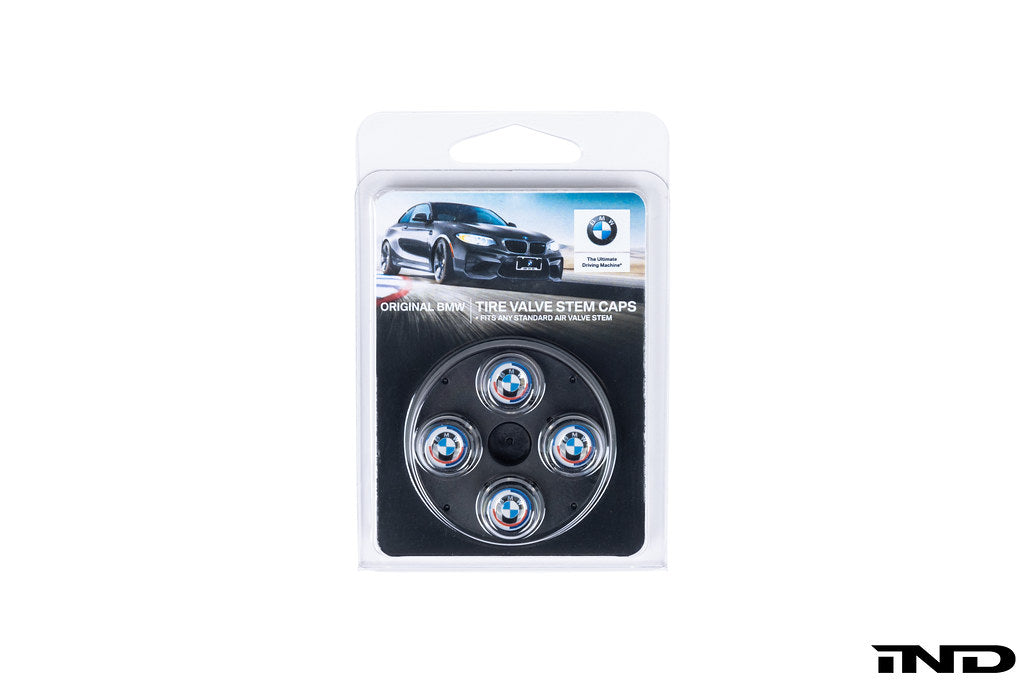 BMW M 50 Year Anniversary Heritage Valve Stem Cap Set - Black