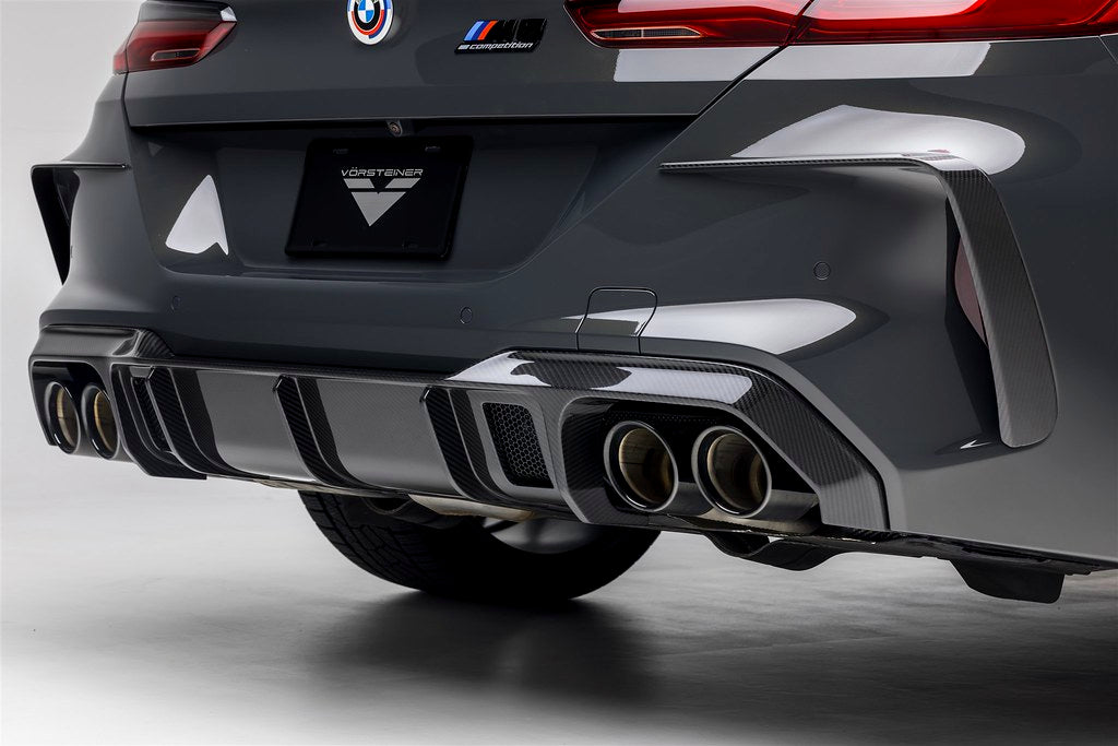 Vorsteiner F91 / F92 M8 Carbon Fiber Aero Rear Bumper Eyebrows