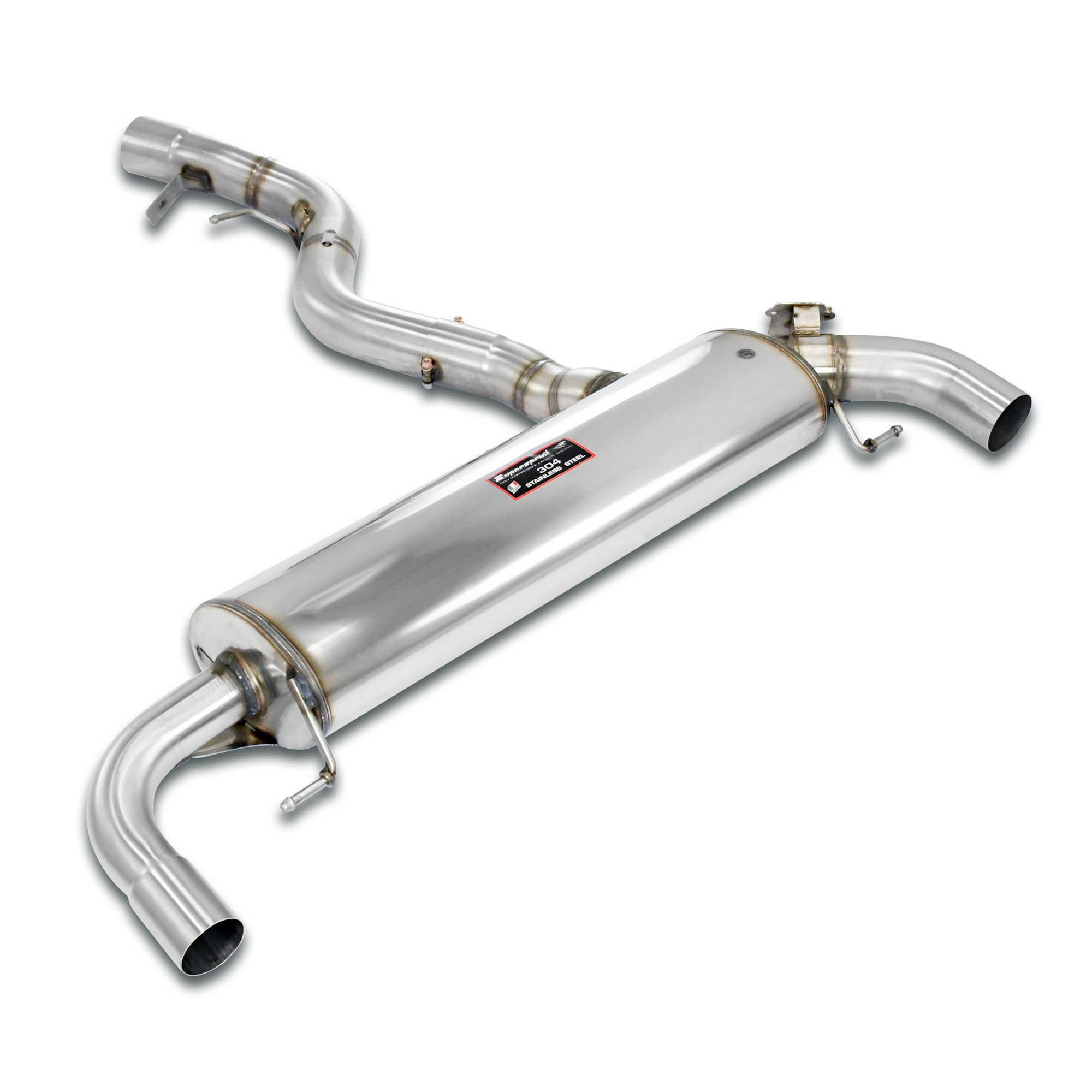 Supersprint BMW G22 Coupè 2021 -> Rear Exhaust Right O100 - Left O100 With Valve