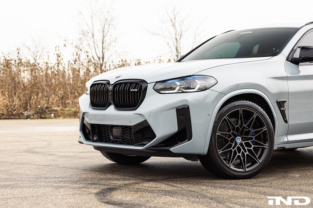 BMW F98 X4M LCI Shadowline Front Grille Set