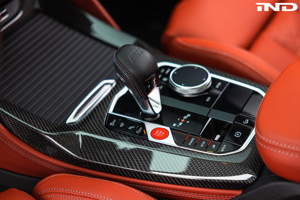 Indiv F97 X3M / F98 X4M LCI Carbon Center Console Trim - LHD