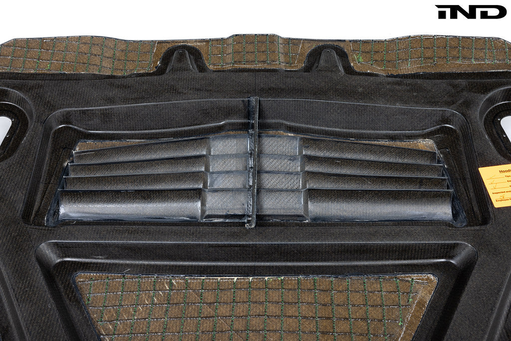 BMW Motorsport G82 M4 GT4 Natural Fiber Vented Hood G80 M3 IND DISTRIBUTION
