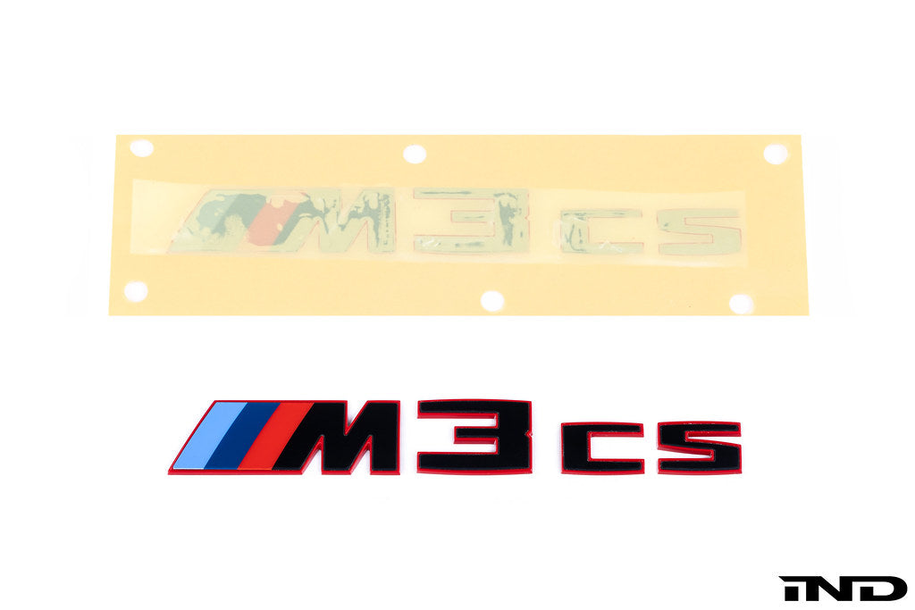 BMW G80 M3 CS Trunk Emblem