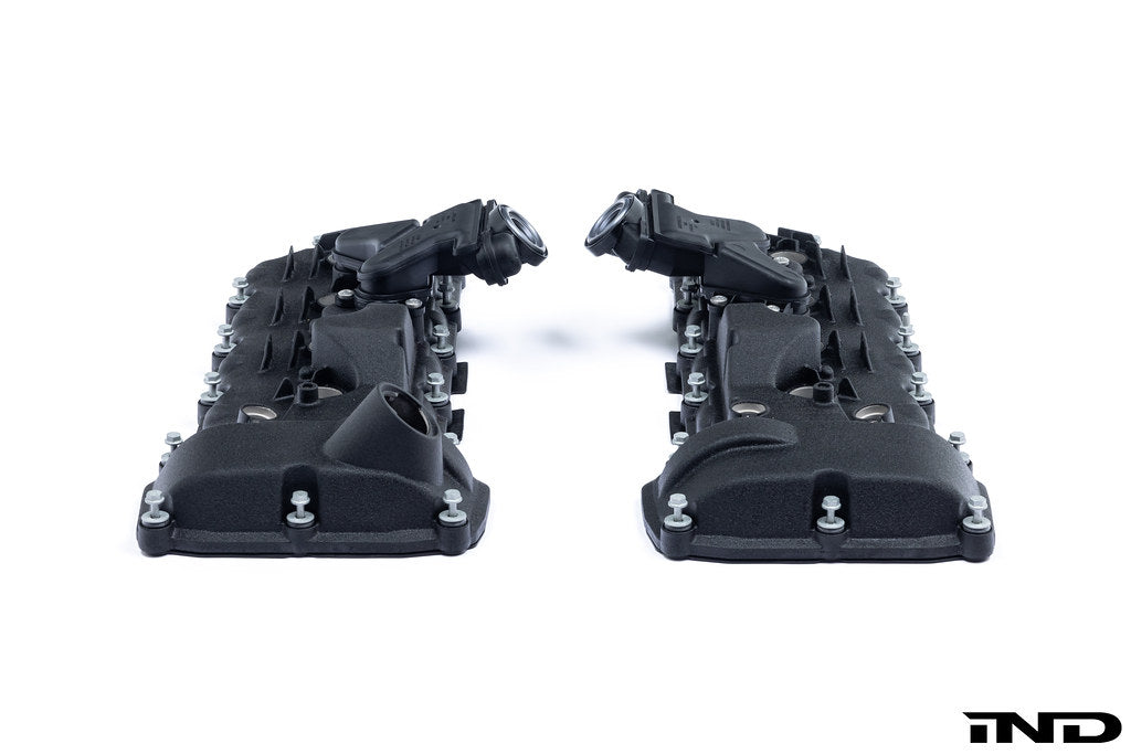 IND E9X M3 (S65) Powder Coated Valve Cover Set with Service Kit