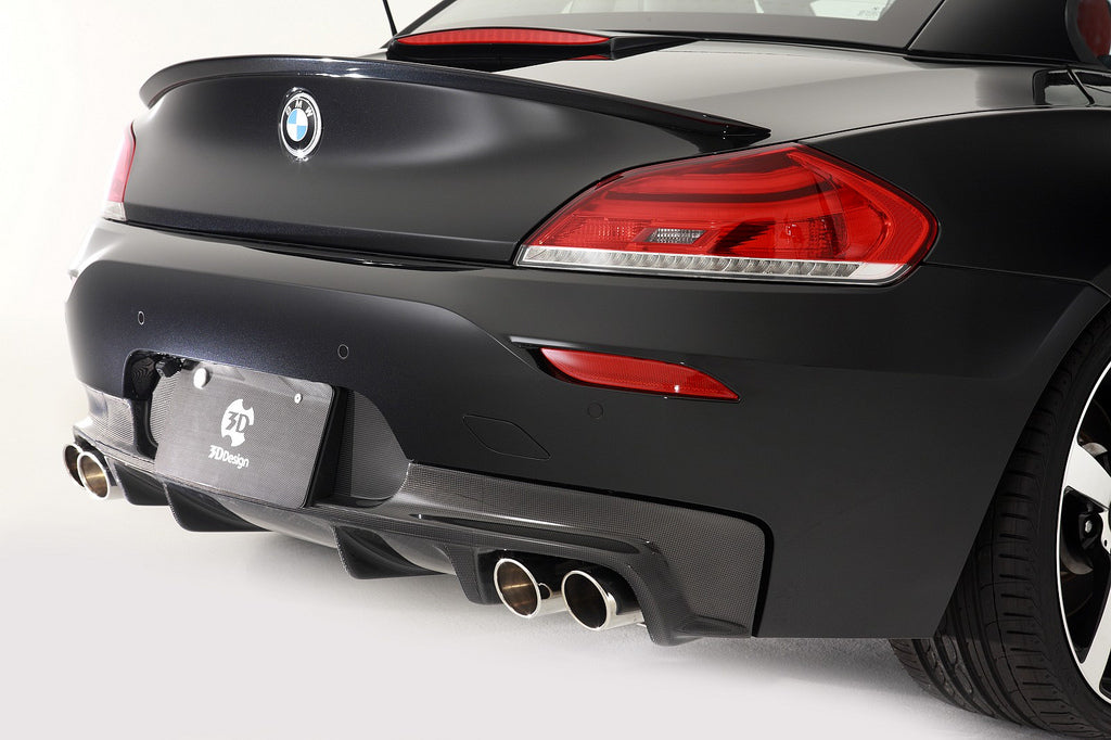 3d design e89 m sport carbon fiber rear diffuser - iND Distribution