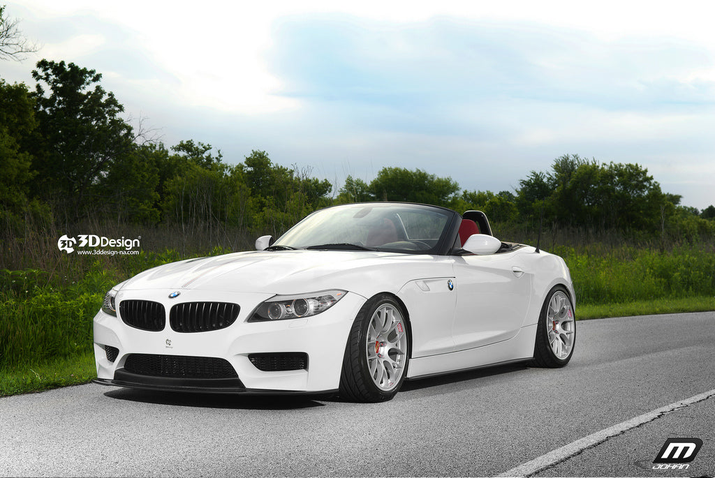 3d design e89 m sport carbon fiber front lip spoiler - iND Distribution