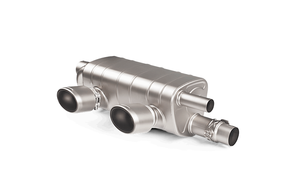 Akrapovic 911 carrera cab s 4 4s gts slip on exhaust system 991 2 - iND Distribution