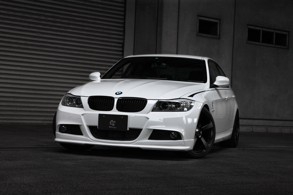 3d design e90 e91 m sport front lip spoiler - iND Distribution