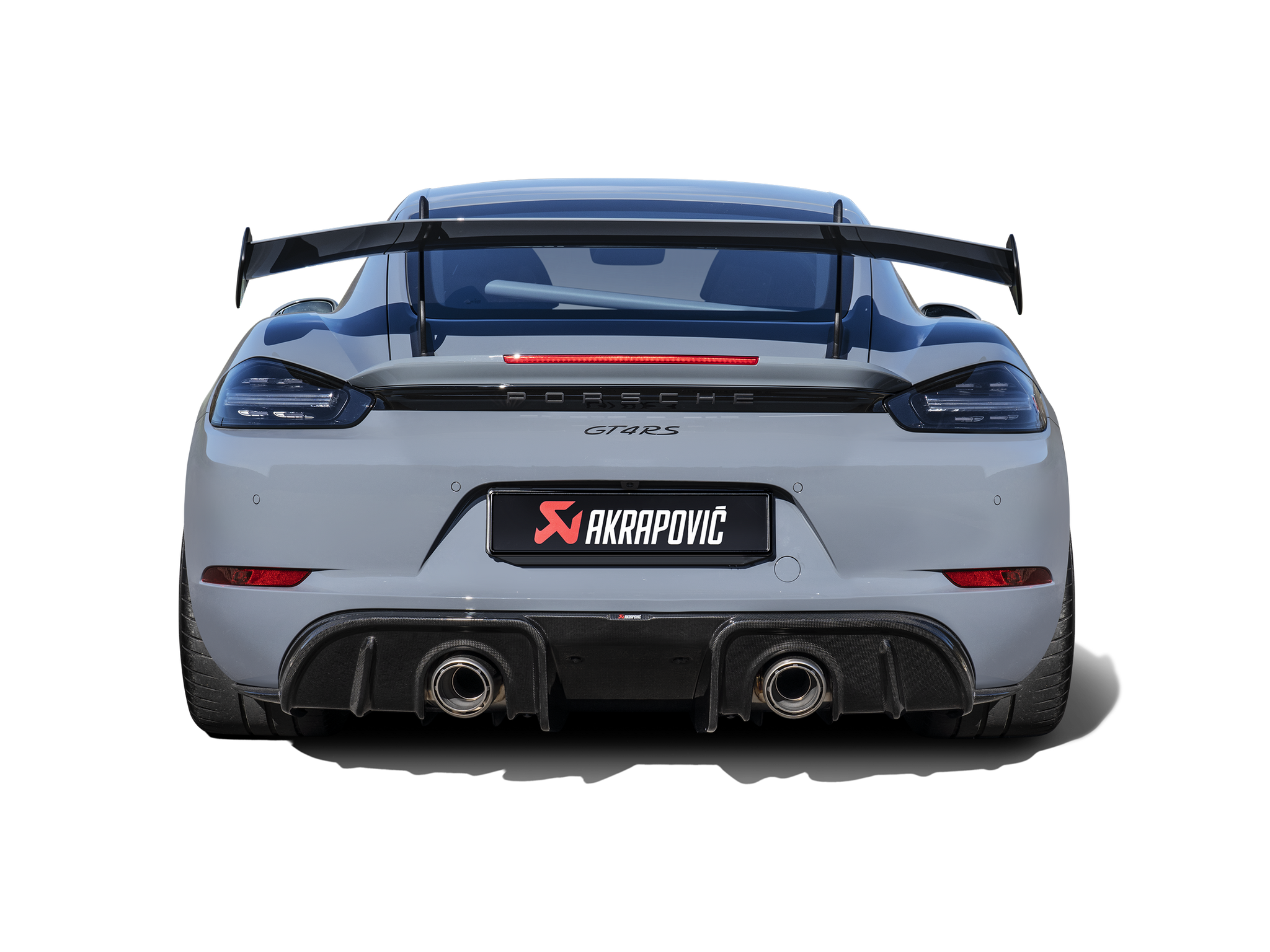 Akrapovic 718 Cayman GT4 RS (982) Carbon Rear Diffuser - Matte
