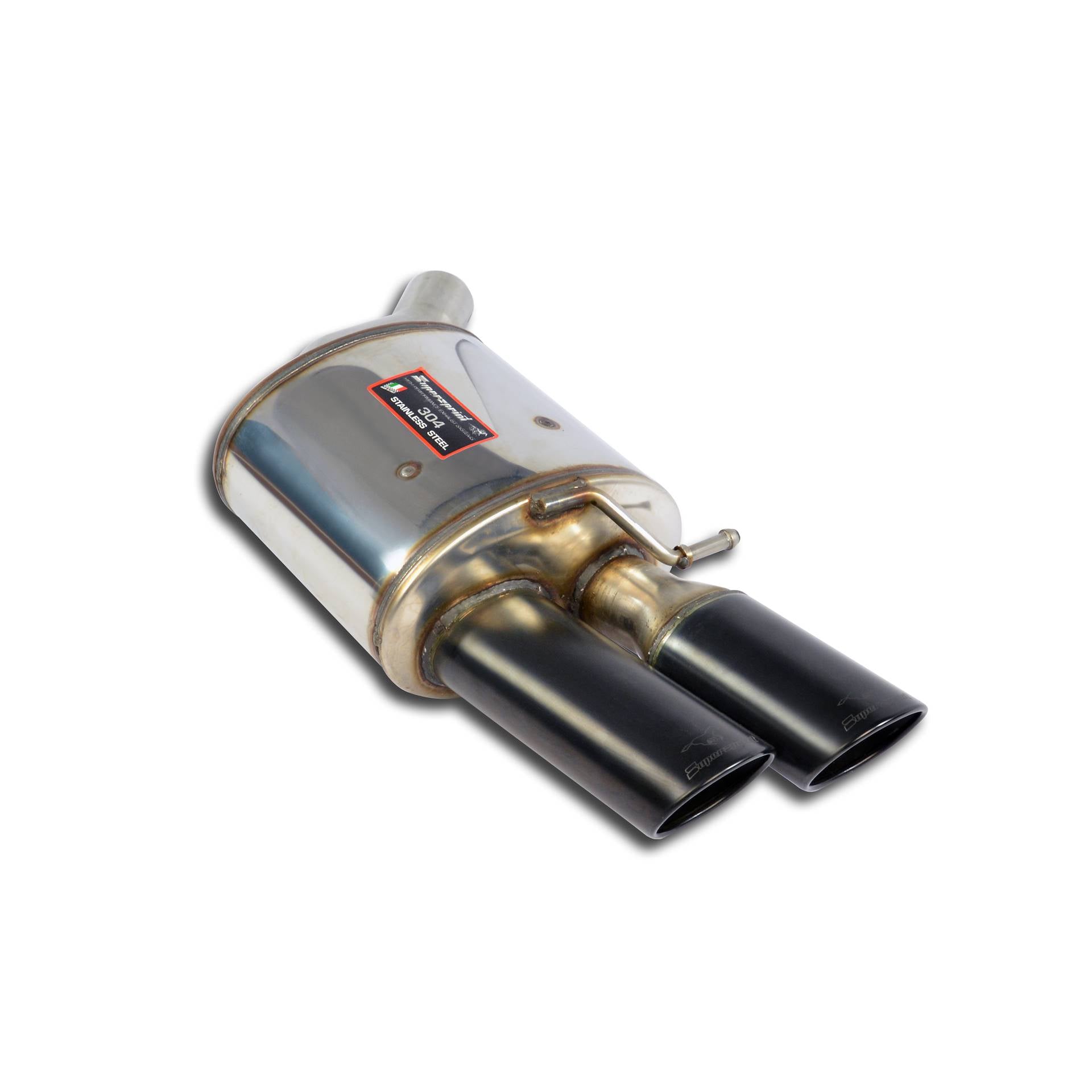 Supersprint AUDI S6 C7 Typ 4G Facelift QUATTRO 2015 -> Rear Exhaust Left 100X75 "Gun Metal Grey"